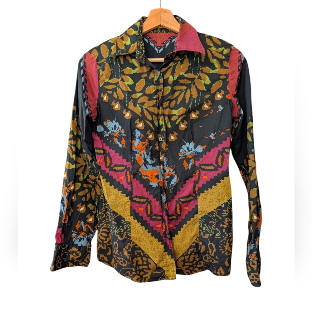 ETRO Cotton Blend Slimfit blouse